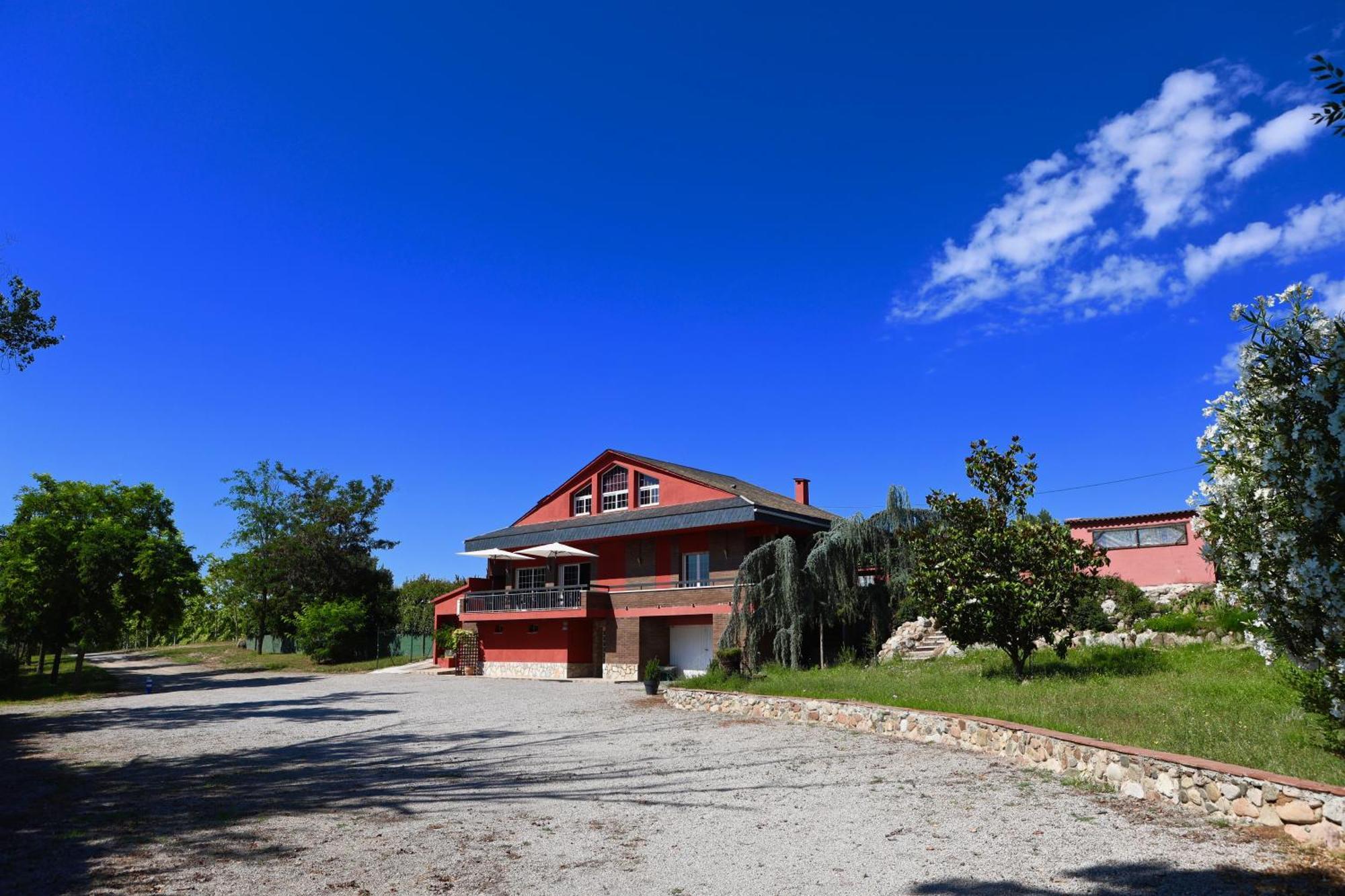 El Cedre Blau Vivienda Con Piscina En Granollers Villa Exteriör bild