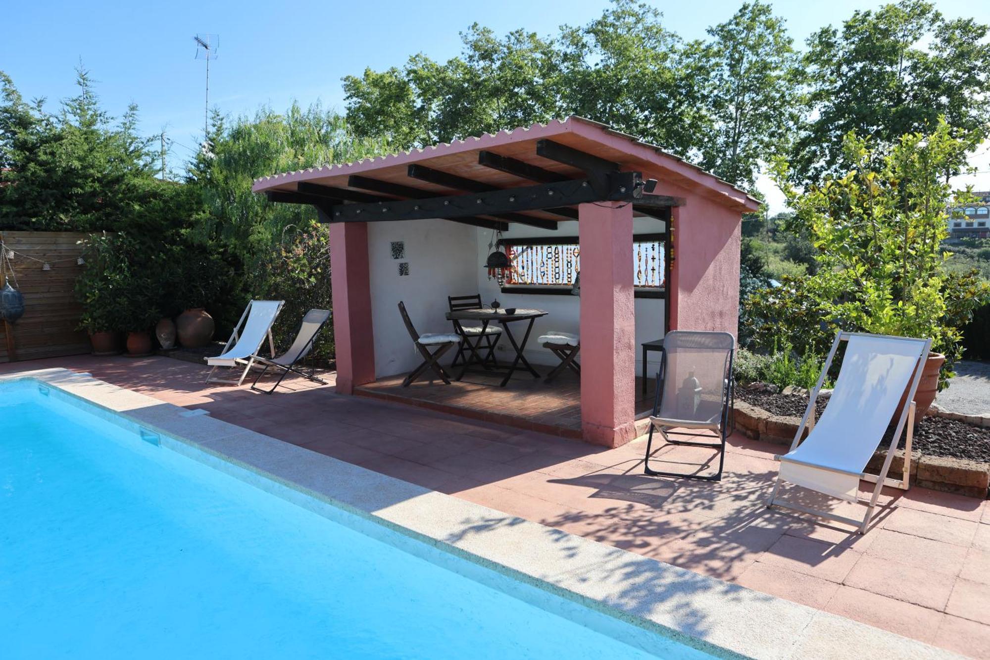 El Cedre Blau Vivienda Con Piscina En Granollers Villa Exteriör bild